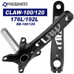 Prowheel Fatbike Crankset Claw-100/120 Snow Bike Crank Arm E-bike Sprocket 104BCD Shaft 176/192mm Bottom Bracket BB100/120