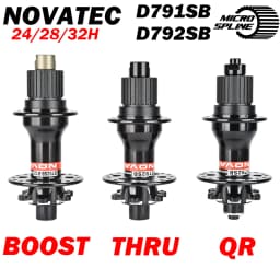 Novatec Bicycle Hubs D791SB D792SB 24 28 32 Hole Micro Spline MS XD For 12 Speed 26 27.5 29 Inch MTB Road Bike Rear Wheel Hubs