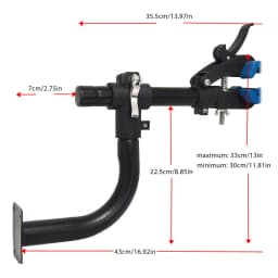 Bike Repair Stand Repair Clamp Quick Release 30kg Load Capacity Space Saving Flexible Arm Rust Proof for Folding Bike