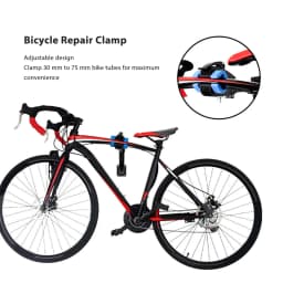 Bike Repair Stand Repair Clamp Quick Release 30kg Load Capacity Space Saving Flexible Arm Rust Proof for Folding Bike