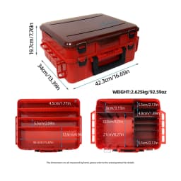 ZYZHE Fishing Tackle Box Double Layer Multifunctional Bag Live Fish Bucket Light Raft Equipment Fishing Storage Case Accessories