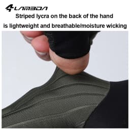 LAMEDA Men's Cycling Gloves XRD Pad Touch Screen Road Bike Full Finger Gloves Spring MTB Gloves Breathable Bicycle Accessories