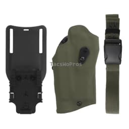 Tactical Pistol Holster for P320 Compatible X300 Flashlight Right Hand Hunting Shooting Drop Leg Holsters with Thigh Strap