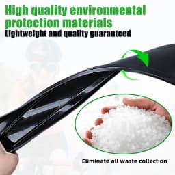 RBRL MTB Bicycle Fender Adjustable Front Rear Bike Mudguard Quick-release Splash-proof Widen Fenders for 26/27.5/29" Bicycle