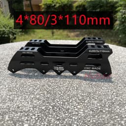 Roller Skate Rack 3*90/100/110/125mm 4*90/100/110mm 5*76mm Speed Skating Skates 3/4/5 Wheels Aluminum Skate Base Frame Bracket