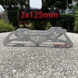 Roller Skate Rack 3*90/100/110/125mm 4*90/100/110mm 5*76mm Speed Skating Skates 3/4/5 Wheels Aluminum Skate Base Frame Bracket
