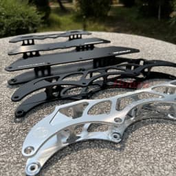 Roller Skate Rack 3*90/100/110/125mm 4*90/100/110mm 5*76mm Speed Skating Skates 3/4/5 Wheels Aluminum Skate Base Frame Bracket