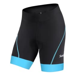Santic Women's Biker Shorts 4D Padded Cycling Bicycle Shorts Breathable Reflective MTB Mountain Road Bike Sport Pants US/EU Size