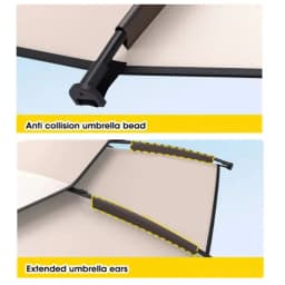 Fishing Umbrella 2.0-2.4M New Fashion Outdoor Sun Protection Windproof Waterproof Parasol Portable Large Beach Umbrella Shade