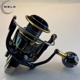 MBLN 1pc Spinning Fishing Reel, 5.1:1 Gear Ratio, 5+1 Bearings, Aluminum Spool, Gap-Free, Metal Handle, Strong Stainless Shaft