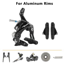 LTWOO RX Rim Brake 2x12 Speed 24S Carbon Fiber Road Bike Groupset, ZRACE R700 Rim Brake Calipers 11-30 11-34 Cassette, 12S Chain