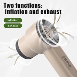 DOTWISE Electric Air Pump Brushless Motor Wireless inflator Air Compressor High Flow,For Small Air Mattres Kayak Paddle