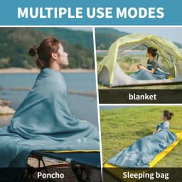 Naturehike NatureSea Series Sleeping Bag Adult Outdoor Camping Summer Lightweight Portable Quilt Dual-use Multifunction Poncho