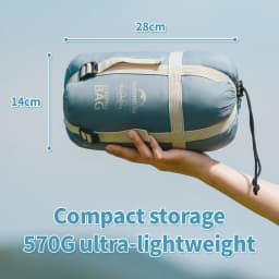 Naturehike NatureSea Series Sleeping Bag Adult Outdoor Camping Summer Lightweight Portable Quilt Dual-use Multifunction Poncho