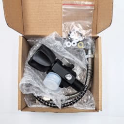 DIN Valve Fill Station Adapter 4500psi/300bar with 20inches Hose Dual Gauge for Charging Scuba Tank Diving