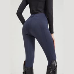 Spring and summer riding pants women's knitted high-stretch, slim-fitting silicone riding pants tight riding pants breathable we