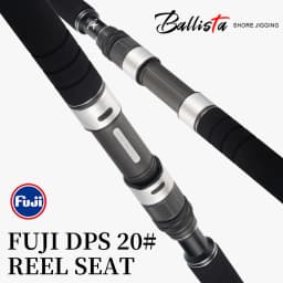 MADMOUSE BALLISTA Shore Jigging Rod 3.0m100H Portable Three Sections Full FUJI Parts Jig Weight 50-120g PE2-5 Ocean Rod