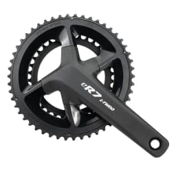 L-TWOO eR7 road bike crankset, one-piece molding technology, 24mm axle, 165/170 cranks, 50-34 chainrings, compatible with 11/12s
