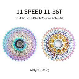 11 12 Speed SLR CNC Road Bike Cassette 11-28/32/34/36T Ultralight Gravel Freewheel Colorful Flywheel K7 Sprocket For Shimano HG