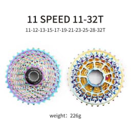 11 12 Speed SLR CNC Road Bike Cassette 11-28/32/34/36T Ultralight Gravel Freewheel Colorful Flywheel K7 Sprocket For Shimano HG