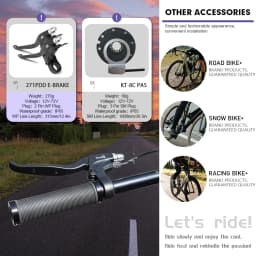 3mode 17A Sine Wave Controller 36V48V 250W350W Brushless Motor Controller UART Protocol No.2 ,No Hall Work ,for E-Scooter Bike