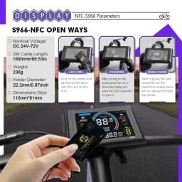 3mode 17A Sine Wave Controller 36V48V 250W350W Brushless Motor Controller UART Protocol No.2 ,No Hall Work ,for E-Scooter Bike