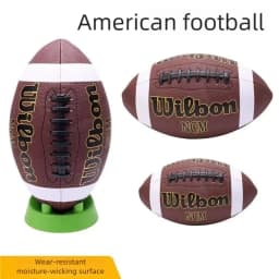 American Football Size 9 Adult 6 Youth 3 Kids with Net Bag Pump Needle Durable PU Official Size