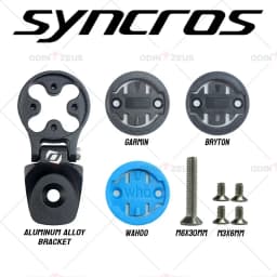 SYNCROS FRASER IC SL Series TOP Computer Mount CNC Aluminum Computer Bike Stand Handlebars and XC/DC/AN Series Aluminum Stem