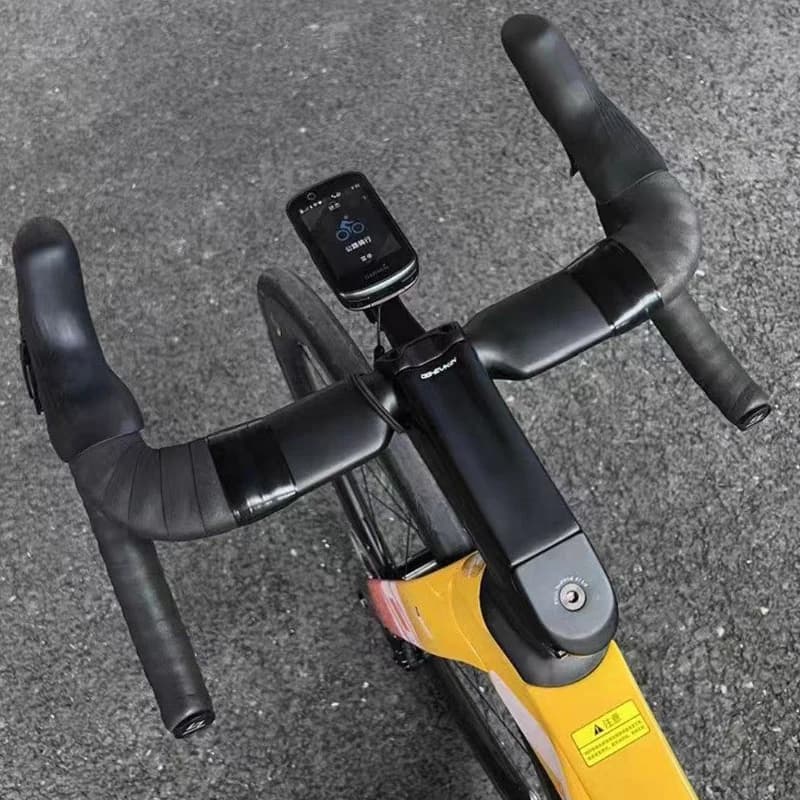 BALUGOE Full Internal Wiring Professional Competition Grade Competitive All Carbon Fiber Handle Road Bike Handle Black