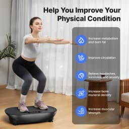 MERACH Vibration Plate for Weight Loss & Shaping 99 Speed Levels, Enhanced Vibration, Bluetooth Speaker, LED Touchscreen