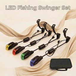 Hirisi Carp Fishing Alarm Swingers LED Light Indicator Removable Base Seat for Fishing Alarms Bite Indicator B2011