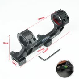 Tactical GEISSL Sight Base Optical Mount 25.4mm/30mm Optical Bracket With Bubble Level To Maintain Stability Used For 20mm Rail