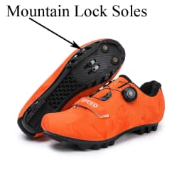 Unisex Outdoor Mountain Bike Shoes With Lock Road Cycling Sports Trail Bicycle Racing Spd Riding Sneakers Three Types For Option