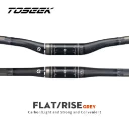 TOSEEK Bicycle Handlebar MTB Bike Handle Bar Carbon Fibre Handlebars 31.8mm Width 580/600/620/640/660/700/720/740/760mm