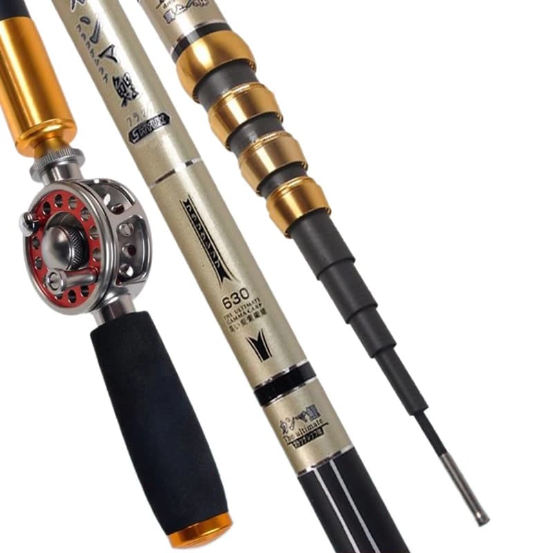 4.5M/5.4M/6.3M/7.2M/8.0M Adjust Position Super Light long Hard Carbon Fiber Hand Fishing Rod Telescopic Fishing Pole Stream