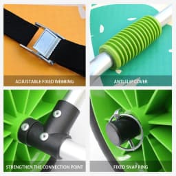 KOETSU Paddle Board Transport Dolly Front End Mount Design PU Foam Roller For Easy Drag Use