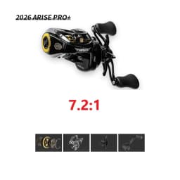 Haibo 26 NEW ARISE PRO+ Baitcasting Fishing Reel 6.3:1 7.2:1 8.3:1 Freshwater Sea Carretilha De Pesca Long Casting Snakehead