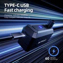 CYCLAMI AM6 Mini Bike Air Pump 130PSI Portable Electric Quick Inflation Inflator Type-C Charging For MTB Road Bicycle Tire FV AV