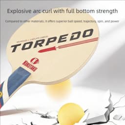 NEW LAUNCH KOKUTAKU Torpedo Table Tennis Blade 5W+2C Outer Hinoki OFF+ Loop Drive Attack FL/CS