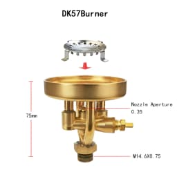 IWALKER Paraffin Stove, Diesel Stove Valve, Silent Cap, Outdoor Camping Stove Burner, European Specifications, M14.6 * 0.75