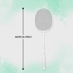 2026 New Arrivals - SU7 Full Carbon Fibre Badminton Racket 4U G5 28lbs(Pre-Strung) Professional Training Rackets 85g Lightweight