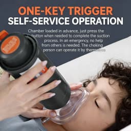 Anti Choking Emergency Device Choking Rescues Face Mask for Kids and Adults with 3 Mask Portable Home Choking First Aid Kit