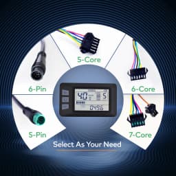 【Haytrix-S866】Fatbike V20 Screen EBike LCD Display Bicycle Speedometer Cycling Computer for Bikes Accessories