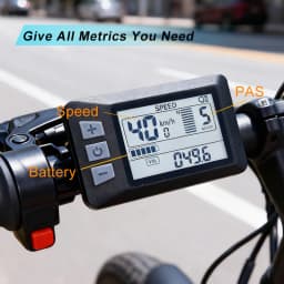 【Haytrix-S866】Fatbike V20 Screen EBike LCD Display Bicycle Speedometer Cycling Computer for Bikes Accessories