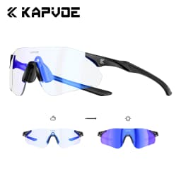 KAPVOE UV400 Photochromic Mountaineering Sunglasses Outdoor Sports Glasses for Running Hiking and Cycling Driving Sunglasses