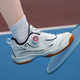 Men's Table Tennis Shoes, Women's Badminton Shoes, Student Fashion Sports Shoes, Using the Boa System, Lightweight Non-Slip Indoor Court Training Shoes, Tennis Running Shoes (Sizes 31-40)