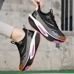 Men's Carbon Plate Running Shoes Breathable Stable Lightweight for Marathon Men Women Professional Racing Cushioned Anti Slip
