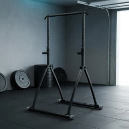 Pull-up Bar Station Stable Base Pull up Bar Stand Parallel Bar Stand Non-Slip Feet Home Gym Station Adjustable Height for Indoor