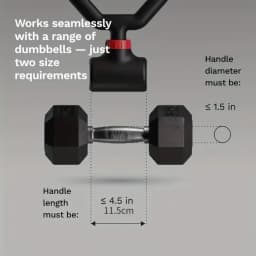 Dumbbell Converter-Convert Dumbbells to Barbell Set and Kettlebell for Home Fitness-Adjustable & Up to 200 lb Capacity Weight Ba