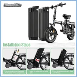 48v 30ah Silver Fish EBike Lithium Battery 52 Volt 45ah Batterie Vélo 36v 13Ah Duotts S26 Battery 60v 72v 20ah 40ah 50ah Battery